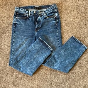 Express Super High Rise Mom Jean